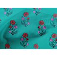 thumbnail image 4 of oneOone Cotton Cambric Fabric Leaves & Floral Block Decor Fabric Printed BTY 56 Inch Wide, 4 of 4