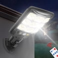thumbnail image 1 of Boovnll Solar Wall Lights Black ABS Waterproof Outdoor Garden Remote Control, 1 of 8