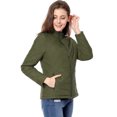 thumbnail image 2 of INSPIRE CHIC Veste Matelassée Légère à Col Montant à Fermeture Éclair pour Femme, 2 of 7