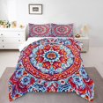 thumbnail image 1 of Erosebridal Bohemian Mandala Bedding Full Comforter Set, Hippie Floral Down Comforter, Microfiber, 1 of 6