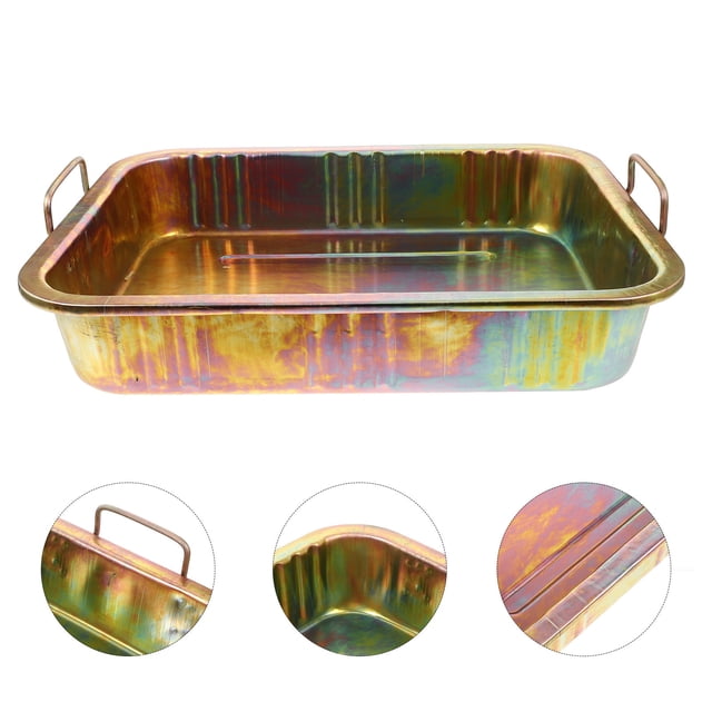 FUTUREORYY Bacs d'Égouttement Plateau de Drainage d'Huile Design Simple Entretien Automobile Lot de 1