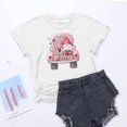 thumbnail image 5 of Meichang T-Shirts de la Saint-Valentin pour Femmes, T-Shirt Graphique Cœur d'Amour, Hauts à Manches Courtes, Col Rond Décontracté, T-Shirts, Blouses, T-Shirts Joyeuse Saint-Valentin, 5 of 5