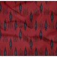 thumbnail image 4 of oneOone Organic Cotton Poplin Twill Fabric Abstract Ikat Decor Fabric Printed BTY 42 Inch Wide, 4 of 4