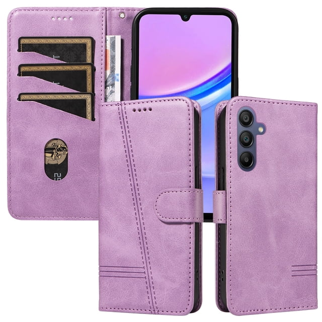 Phone Case for Samsung Galaxy A16 5G Magnetic PU Leather Card Slots Durable Wallet Cover