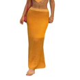 thumbnail image 1 of Femmes Beachwear Tricot Jupe Taille Haute Slim Fit Creux Demi-Robe, 1 of 9