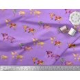 thumbnail image 3 of Soimoi Purple Cotton Duck Fabric Check & World Map Printed Fabric 1 Yard 42 Inch Wide, 3 of 5