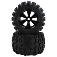 thumbnail image 2 of Vobor 2Pcs RC Car Rubber Tire Replacement Strong Grip 170mm Diameter RC Rubber Tires for ZD Racing 08427 1/8 RC Car, 2 of 9