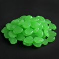 thumbnail image 2 of 50PC Glow In The Dark Pebbles Luminous Stones Garden Walkaway Aquarium Fish Tank, 2 of 10