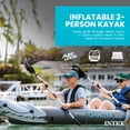 thumbnail image 2 of Intex Dakota K2 Kayak Gonflable en Vinyle pour 2 Personnes et Trousse d'Accessoires avec Rames et Pompe, 2 of 15