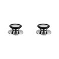 thumbnail image 3 of kurtrusly Stainless Steel Anti-scald Pot Cover Knob Replacement Household Kitchen Pan Lid Handle Upgrade Modified Accessories Black Small 2Set, 3 of 6