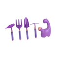 thumbnail image 3 of lionlar Kids Gardening Tool Set Backyard Play Trowel Early Learning Outdoor Toys Set D, 3 of 9