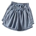 thumbnail image 1 of Yuyuzo 2 PC Athletic Shorts for Women Drawstring High Waisted Gym Shorts Solid Color Sport Shorts, 1 of 3