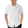 thumbnail image 1 of Kids Summer Casual Beach Shirt - Button Down, Gradient Design, Unisex, Perfect for 5-14 Years Old, 1 of 5