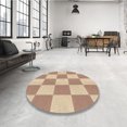 thumbnail image 4 of Ahgly Tapis Rectangulaire Lavable en Machine Intérieur Transitionnel Cuivre Rouge Rose, 2 Pieds x 5 Pieds, 4 of 7