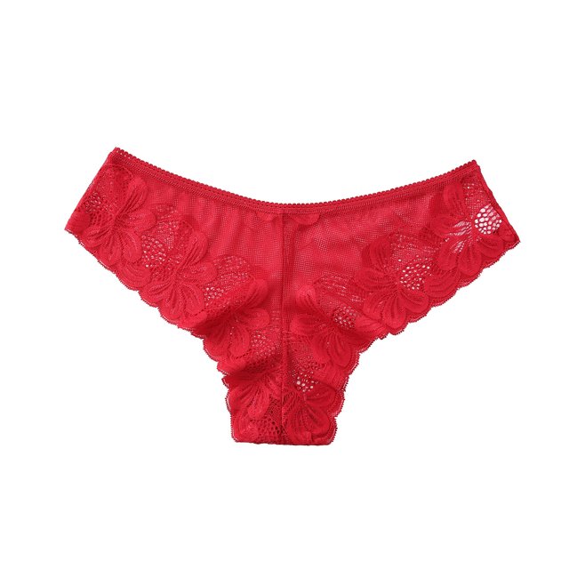 B91xZ Womens Underwear Underwear Coton Stretch Hipster Rouge XL