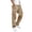 Khaki, variant on Ketyyh-chn99 Cargo Sweatpants for Men Fashion Fall Men's Four Seasons Street Leisure Sports Multi Pocket Waist Lace Up Patchwork Ribbon Standard Woven Cargo Trousers Grey,4XL