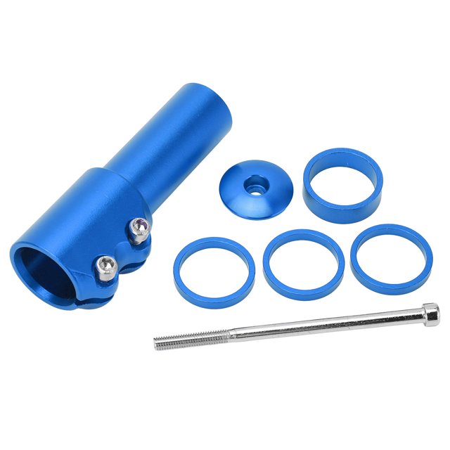 Extender Mountain Bike Stem Riser Aluminium Alloy Bicycle Handlebar Riser Adapter for 28.6mm/1.13in Fork