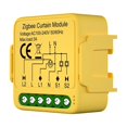 thumbnail image 3 of WIFI Intelligent Curtain Module Louver Switch Electric Motorized Curtain Roller Shutter Control Switch APP Remote Controls Compatible with and Assistant for Voice Control Gateways Needed, 3 of 7