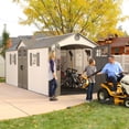 thumbnail image 2 of Lifetime Outdoor Storage Shed, 20 ft x 8 ft With Dual Side Entry, 2 of 8