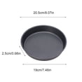 thumbnail image 4 of Czzoypi Round Pizza Pan, Non-Stick Carbon Steel Bakeware, Shallow Pizza Tray for Baking, Multi-Function Kitchen Pan for Cakes, Pizzas, Grilling, 4 of 6
