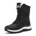 thumbnail image 1 of asddcavvf Bottes d'Hiver pour Femmes, Neige, Semelle Épaisse Antidérapante, Tige à Lacets, Tige Haute, Chaudes et Confortables, 1 of 7