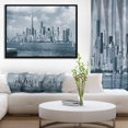 thumbnail image 3 of Design Art  Manhattan Panorama Noir Et Blanc  Sur Toile Encadrée, 3 of 5