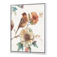 thumbnail image 1 of Farmhouse Bird on Flower Branch - Traditional Framed Canvas, 1 of 3
