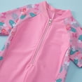 thumbnail image 4 of TopLLC Mode Fille Maillot de Bain Deux Pièces Manches Courtes Hauts Col Rond Ensemble Pantalon Court Fille Serveur, 4 of 6