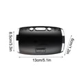 thumbnail image 3 of Dvkptbk Bluetooth Haut-Parleur, Haut-Parleur Bluetooth Sans Fil Portable 5.0, Son Stéréo, Basses, Résistance à l'Eau IPX5, Haut-Parleur Bluetooth Portable et Puissant (Bleu), 3 of 7