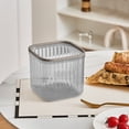 thumbnail image 4 of SLYNSHome Mini Desktop Trash Can Press Lid Organizer for Tidy Desk Storage - Gray - L, 4 of 7