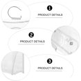 thumbnail image 4 of 1pc PVC Purse Organizer Comfortable Purse Dust Pouches Bag Organizer for Tote, 4 of 8