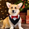 thumbnail image 3 of Collier Bandana de Mariage pour Chien avec Nœud Papillon Designs Collier Ajustable Formel Nœud Papillon pour Chien, 3 of 5
