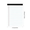 thumbnail image 3 of Carnet de Notes Papier A4 Carnet de Notes Ligne Horizontale Carnet Détachable Mémo Planificateur Blocs-Notes, 3 of 6