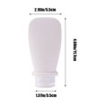 thumbnail image 3 of 90ml Cosmetics Sample Empty Bottle Shampoo And Shower Gel Extrusion Travel Plastic Bottle Set Portable Wash Flip-top For Easy Squeezing, 3 of 8