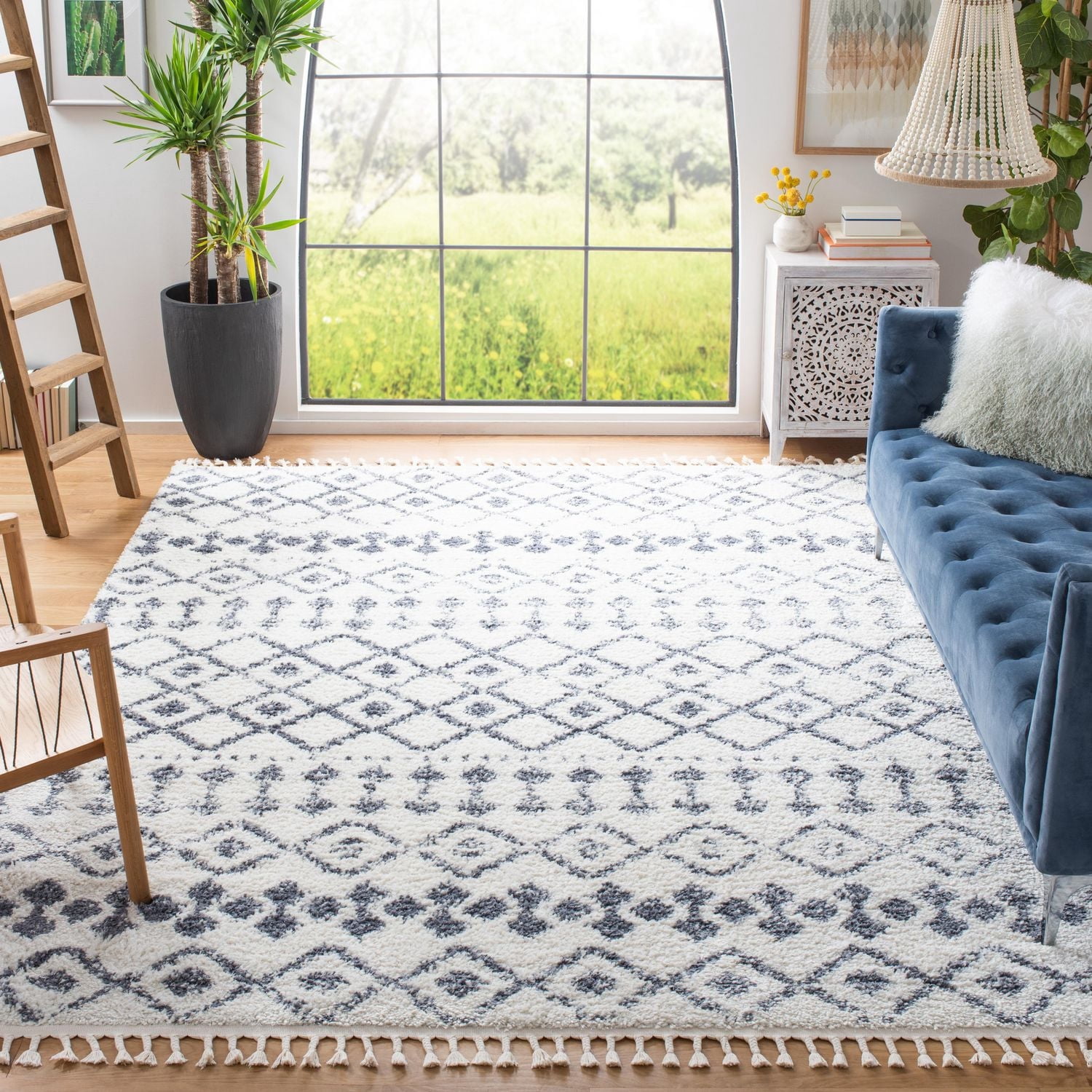 Safavieh Berber Fringe Lesleigh Tapis Aztèque Shag