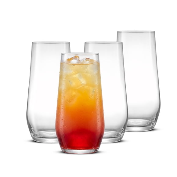 JoyJolt Ray Cooler Glasses - 18 oz - Set of 4