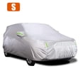 thumbnail image 1 of Car Cover Full Sedan Covers with Reflective Strip Sunscreen Protection Dustproof UV Scratch-Resistant Universal S, 1 of 7