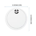 thumbnail image 2 of FRCOLOR Drum Kit Supplies 2Pcs Percussion Drum Set Anti-collision Reinforcement Sticker Single Step Sticker,2.56"X2.56"X0.04", 2 of 4