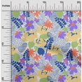 thumbnail image 2 of oneOone Rayon Medium Blue Fabric Abstract Craft Projects Decor Fabric Printed By The Yard 56 Inch Wide, 2 of 4