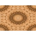 thumbnail image 1 of Ahgly Company Tapis Rectangulaire Orange Lavable en Machine, 2 Pieds x 4 Pieds, 1 of 7