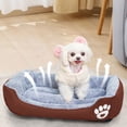 thumbnail image 1 of Dog Beds For Medium Dogs Washable Dog Bed Comfortable And Breathable Pet Bed Rectangle Warming Dog Bed For Medium Dogs, 1 of 5