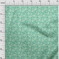 thumbnail image 3 of oneOone Georgette Viscose Light Mint Green Fabric Florals Fabric For Sewing Printed Craft Fabric By The Yard 42 Inch Wide-X7, 3 of 4