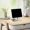thumbnail image 2 of Support d'Ordinateur Portable Rotatif avec Base Pivotante à 360° Ergonomique, Hauteur Réglable, Conception Pliable pour un Support Stable pour Bureau, Tablette et Ordinateur, 2 of 4