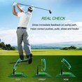 thumbnail image 3 of WINNER SPIRIT Real Swing 300 Aide à l'Entraînement de Golf Swing, Impact Réel, la Voie pour Confirmer, Hauteur Ajustable, Construction Robuste, Tapis d'Entraînement Portable pour Golf Swing à Rainurer et Frapper (Ensemble de Tous), 3 of 5
