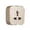Gold, variant on Amdohai Universal 3-Pin Track Sockets Power Track Socket Outlet Versatile Electric Mobile Track Socket Power Track Adapter