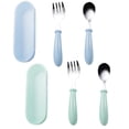 thumbnail image 1 of Child and Toddler Flatware - Kids Utensil Set - Metal Kids Cutlery Set, 1 of 5