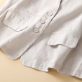 thumbnail image 4 of Gilet Sans Manches en Denim Coton et Lin pour Femmes, Tendance Décontractée, Cardigan Sans Manches en Denim, 4 of 10
