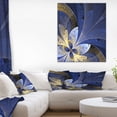 thumbnail image 1 of Blue and Yellow Fractal Pattern, 1 of 3