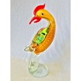 thumbnail image 1 of Yellow Hoopoe Figurine en Verre, 1 of 1