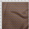 thumbnail image 3 of oneOone Georgette Viscose Fabric Swirl & Paisley Ikat Printed Craft Fabric BTY 42 Inch Wide, 3 of 4